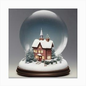 Snow Globe 11 Canvas Print