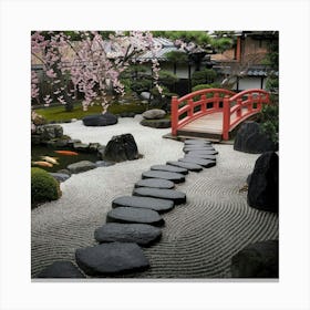 Asian Garden Canvas Print