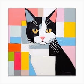 Cat Painting Canvas Print