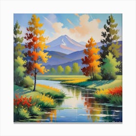 Autumn In The Mountains Canvas Print