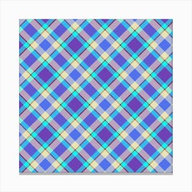 Plaid Fabric 30 Canvas Print