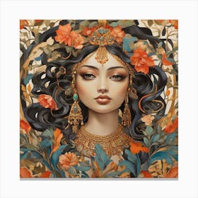 Asian Woman 3 Canvas Print