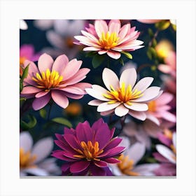 Flowers In Bloom Canvas Print