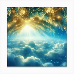 Angels In The Sky 50 Canvas Print