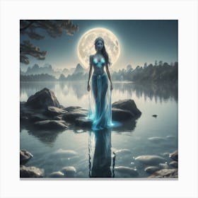 Full Moon Canvas Print