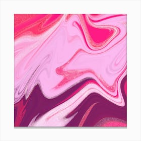 Abstract Pink And Purple Painting Canvas Print