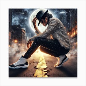 Jackson In The City Canvas Print
