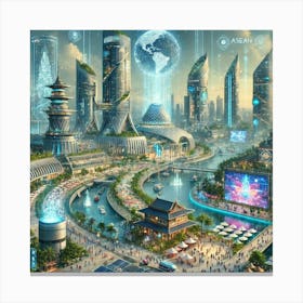 Mixed Use Zones Canvas Print