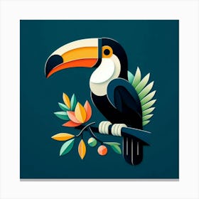Minimalist, Toucan 2 Canvas Print