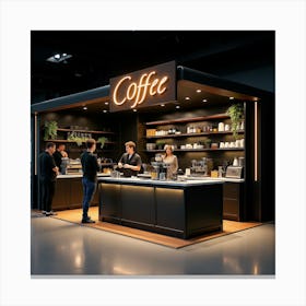 Coffee Shop 2 Canvas Print