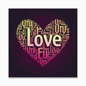 Love — Stock Photo Canvas Print