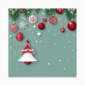 Christmas Background 13 Canvas Print