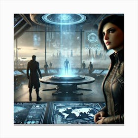 Ashes Of The Past Scene Canvas Print