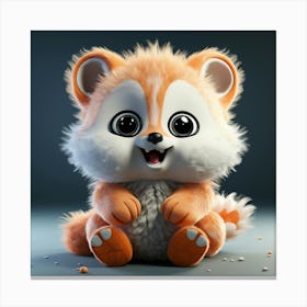 Cute Fox 74 Canvas Print