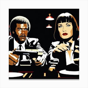 Blood And Guts pullpfiction Canvas Print