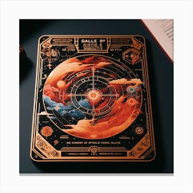 Galactic Map Canvas Print