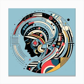 Futuristic Woman Canvas Print