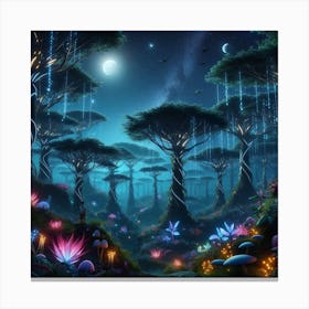 Fantasy Forest Canvas Print