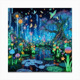 Magical Garden V4 Canvas Print