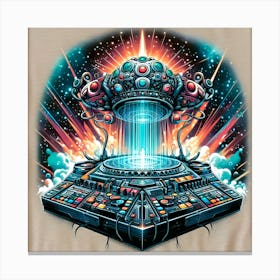 Spaceship Canvas Print