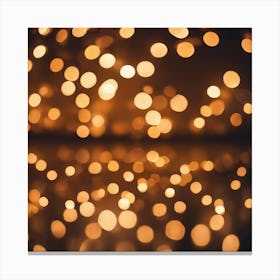 Christmas Lights Background 1 Canvas Print