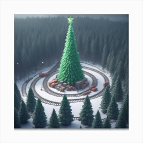 Christmas Tree 10 Canvas Print