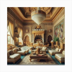 Egyptian Palace 1 Canvas Print