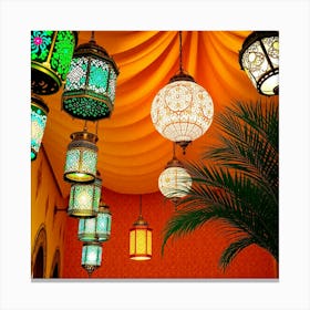 Flux Schnell Vibrant Ramadan Festive Decoration With Intricate 2 Leinwandbild