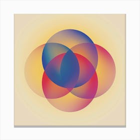 Circle Of Color Canvas Print