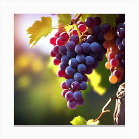 Grapes On The Vine 35 Canvas Print