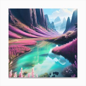 Valley Of Flowers 3 Canvas Print