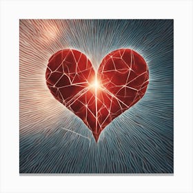 Broken Heart Canvas Print