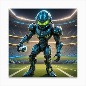 Alien Soccer Player 1 Canvas Print