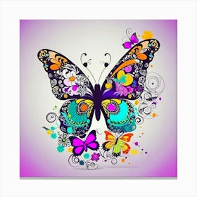 Colorful Butterfly Canvas Print