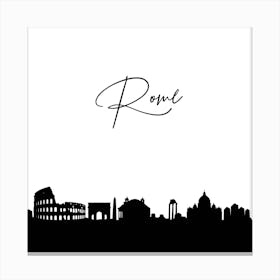 Rome Skyline Canvas Print