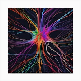 Colorful Brain 7 Canvas Print