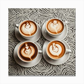 Latte Art 42 Canvas Print