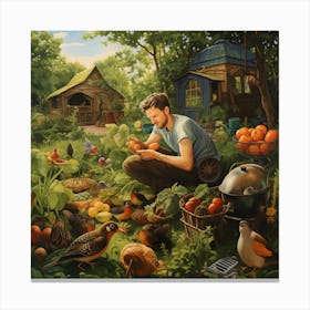 Gardener Canvas Print