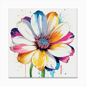 Flower Painting Canvas Print