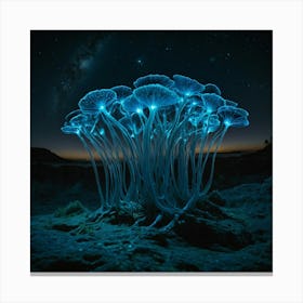 Fungus In The Night Sky Canvas Print