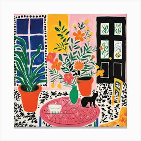 Room With A Cat Canvas Print