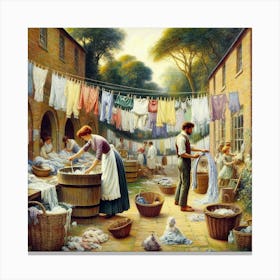 Laundry Day 5 Canvas Print