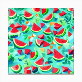 Watermelon Pattern 2 Canvas Print