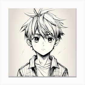 Manga Boy Canvas Print