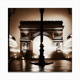 Arc De Triomphe Paris 9 Canvas Print