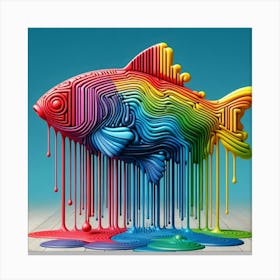 Rainbow Fish Canvas Print