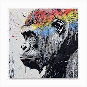 Gorilla style Canvas Print