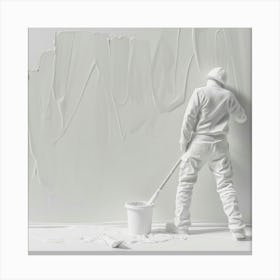 Painter Wall Canvas Print