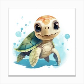 Cute Turtle Canvas Print