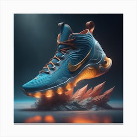 Ai generated sneakers Canvas Print